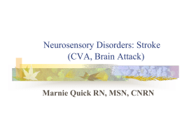 Neurosensory: Herniated Disk and Spinal Cord tumors