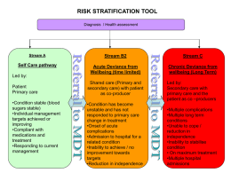 Risk stratification