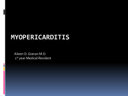 Myopericarditis by Aileen Gianan 061109