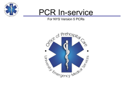 PCR In-service Version 2