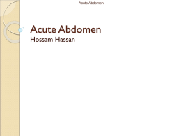 Acute Abdomen H