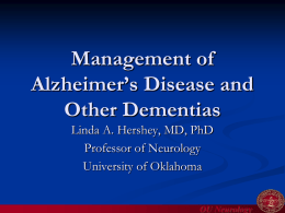 OU Neurology Alzheimer`s Disease