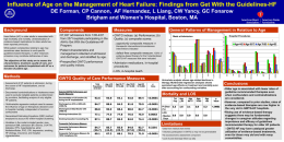 GWTG HFSA Poster 2006 - Clinical Trial Results
