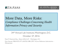 Data, More Risks: Compliance Challenges