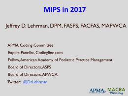 MIPS in 2017