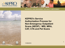 NEOP Scans Updated - KEPRO / DMAS Home