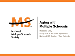 Aging with Multiple Sclerosis