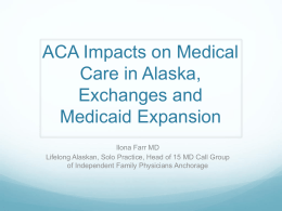 Medicaid Expansion in Alaska