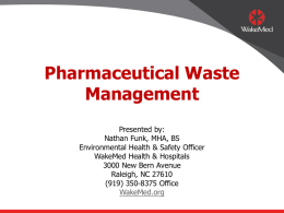 What Is Pharmaceutical Waste?