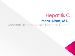 Hepatitis C Presentation