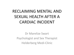 reclaiming mental and sexual health after a cardiac incident