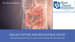 Malnutrition and Personality PowerPoint 2016