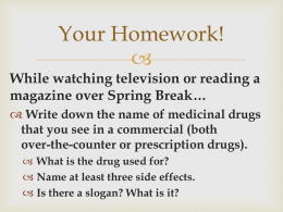 Pharmacology PowerPoint