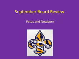 September Board Review - LSU School of Medicine