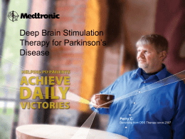 Deep Brain Stimulation Therapy for Parkinson`s Disease