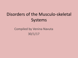 Disorders of the Musculo