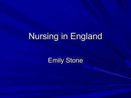 Nursing in England