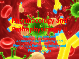 Pharmacology and Pathophysiology II