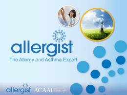 PPT - American College of Allergy, Asthma and Immunology