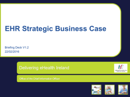 EHR Strategic Business Case