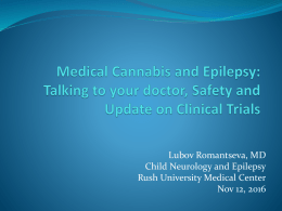 Medical Cannabis for Epilepsy: Talking to your doctor, Safety and