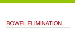 Bowel Elimination - IIHS VLE DGN Portal