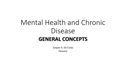 Mental Health and Chronic Disease File