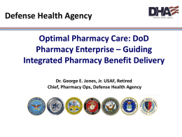 DoD Pharmacy Enterprise