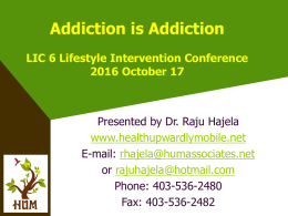 Lifestyle Intervention Confererence 2016