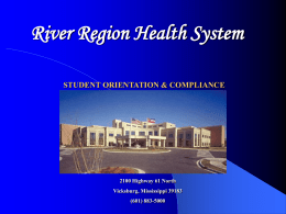 RIVER REGION HEALTH SYSTEM