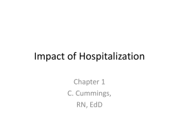 Impact of Hospitalization, Aging and Negligencex