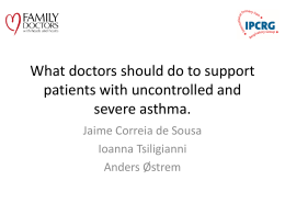 Difficult to Manage Asthma 2016