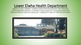 Lower Elwha Health Department - Northwest Portland Area Indian