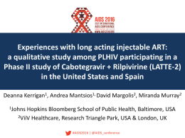 Slides - View the full AIDS 2016 programme