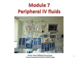 NAII-Module 7 - Peripheral IV Fluids