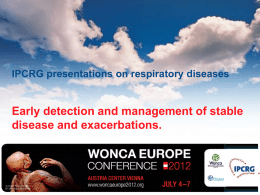 COPD IPCRG-Wonca 2012 defx