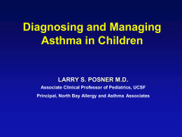 Diagnosing and Managing Asthma in Children