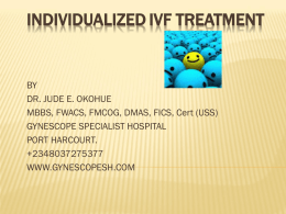 individualised ivf treatment - Gynescope Specialist Hospital