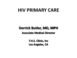 HIV Primary Care