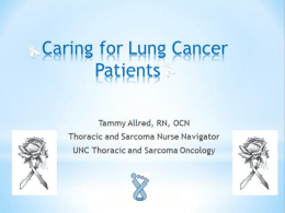 Lung Cancer 101: Nursing Prospective