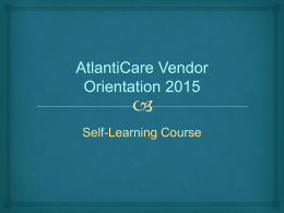 AtlantiCare Annual Required Education 2015
