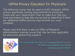 HIPAA Privacy Compliance