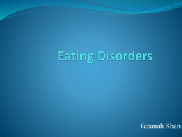 Eating Disorders - Civic/Riverside Units