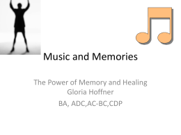 Music and Memories