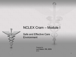 NCLEX Cram
