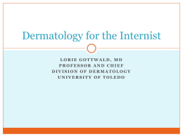 Dermatology for the Internist