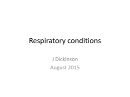 Respiratory illness