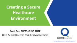 Secure Healthcare - Quorum Learning Institute