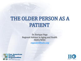 The older person as a patient