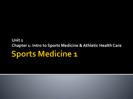 Sports Medicine - Wando High School